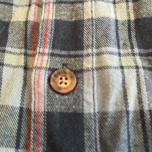 Duluth Trading Flannel Shirt Blue/Green/Red Mens Sz 2XL TALL Cabincore Fallcore - Picture 3 of 9